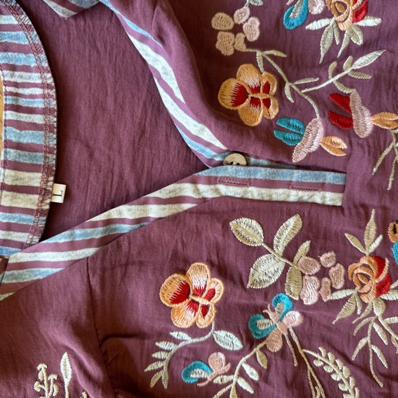 Embroidered Floral Women Top - Picture 3 of 3